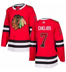 Mens Adidas Chicago Blackhawks 7 Chris Chelios Authentic Red Drift Fashion NHL Jersey Mens Adidas Chicago Blackhawks 7 Chris Chelios Authentic Red Drift Fashion NHL Jersey