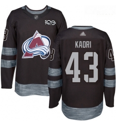Avalanche #43 Nazem Kadri Black 1917 2017 100th Anniversary Stitched Hockey Jersey Avalanche #43 Nazem Kadri Black 1917 2017 100th Anniversary Stitched Hockey Jersey