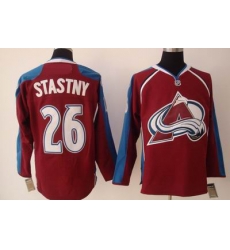 Colorado Avalanche #26 Stastny Red jersey Colorado Avalanche #26 Stastny Red jersey