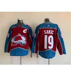 Men Colorado Avalanche 19 Joe Sakic Burgundy Stitched Jersey Men Colorado Avalanche 19 Joe Sakic Burgundy Stitched Jersey