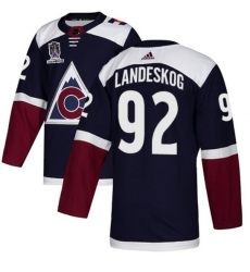 Men Colorado Avalanche 92 Gabriel Landeskog 2022 Navy Stanley Cup Champions Patch Stitched Jersey Men Colorado Avalanche 92 Gabriel Landeskog 2022 Navy Stanley Cup Champions Patch Stitched Jersey