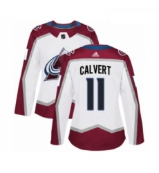 Womens Adidas Colorado Avalanche 11 Matt Calvert Authentic White Away NHL Jersey Womens Adidas Colorado Avalanche 11 Matt Calvert Authentic White Away NHL Jersey