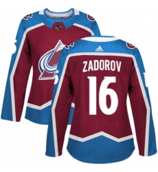 Womens Adidas Colorado Avalanche 16 Nikita Zadorov Premier Burgundy Red Home NHL Jersey Womens Adidas Colorado Avalanche 16 Nikita Zadorov Premier Burgundy Red Home NHL Jersey