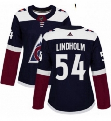 Womens Adidas Colorado Avalanche 54 Anton Lindholm Authentic Navy Blue Alternate NHL Jersey Womens Adidas Colorado Avalanche 54 Anton Lindholm Authentic Navy Blue Alternate NHL Jersey