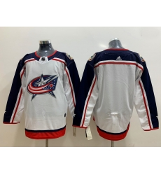 Blue Jackets Blank White Adidas Jersey Blue Jackets Blank White Adidas Jersey