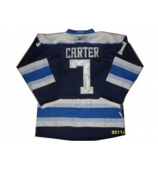 Columbus Blue Jackets #7 Jeff Carter Dark Blue Third Hockey NHL Jerseys Columbus Blue Jackets #7 Jeff Carter Dark Blue Third Hockey NHL Jerseys