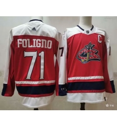 Men Columbus Blue Jackets 71 Nick Foligno Orange 2021 Retro Stitched NHL Jersey Men Columbus Blue Jackets 71 Nick Foligno Orange 2021 Retro Stitched NHL Jersey