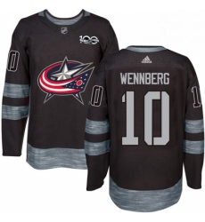 Mens Adidas Columbus Blue Jackets 10 Alexander Wennberg Premier Black 1917 2017 100th Anniversary NHL Jersey Mens Adidas Columbus Blue Jackets 10 Alexander Wennberg Premier Black 1917 2017 100th Anniversary NHL Jersey