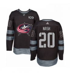 Mens Adidas Columbus Blue Jackets 20 Riley Nash Authentic Black 1917 2017 100th Anniversary NHL Jersey Mens Adidas Columbus Blue Jackets 20 Riley Nash Authentic Black 1917 2017 100th Anniversary NHL Jersey