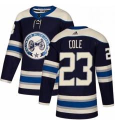 Mens Adidas Columbus Blue Jackets 23 Ian Cole Authentic Navy Blue Alternate NHL Jersey Mens Adidas Columbus Blue Jackets 23 Ian Cole Authentic Navy Blue Alternate NHL Jersey