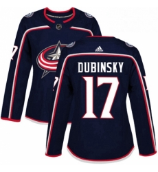 Womens Adidas Columbus Blue Jackets 17 Brandon Dubinsky Premier Navy Blue Home NHL Jersey Womens Adidas Columbus Blue Jackets 17 Brandon Dubinsky Premier Navy Blue Home NHL Jersey