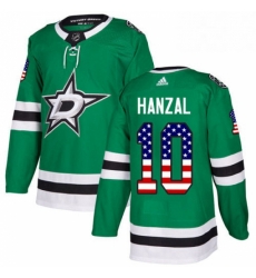 Mens Adidas Dallas Stars 10 Martin Hanzal Authentic Green USA Flag Fashion NHL Jersey Mens Adidas Dallas Stars 10 Martin Hanzal Authentic Green USA Flag Fashion NHL Jersey