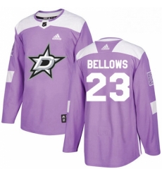 Mens Adidas Dallas Stars 23 Brian Bellows Authentic Purple Fights Cancer Practice NHL Jersey Mens Adidas Dallas Stars 23 Brian Bellows Authentic Purple Fights Cancer Practice NHL Jersey