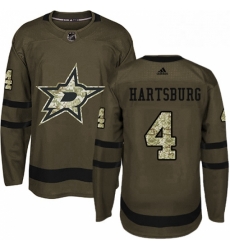 Mens Adidas Dallas Stars 4 Craig Hartsburg Authentic Green Salute to Service NHL Jersey Mens Adidas Dallas Stars 4 Craig Hartsburg Authentic Green Salute to Service NHL Jersey