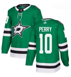 Stars #10 Corey Perry Green Home Authentic Stitched Hockey Jersey Stars #10 Corey Perry Green Home Authentic Stitched Hockey Jersey