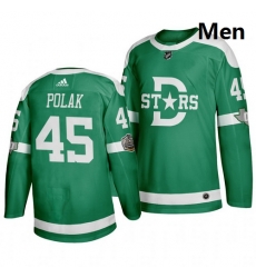 Stars 45 Roman Polak Green 2020 Winter Classic Adidas Jersey Stars 45 Roman Polak Green 2020 Winter Classic Adidas Jersey
