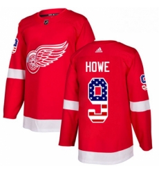 Mens Adidas Detroit Red Wings 9 Gordie Howe Authentic Red USA Flag Fashion NHL Jersey Mens Adidas Detroit Red Wings 9 Gordie Howe Authentic Red USA Flag Fashion NHL Jersey