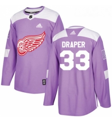 Youth Adidas Detroit Red Wings 33 Kris Draper Authentic Purple Fights Cancer Practice NHL Jersey Youth Adidas Detroit Red Wings 33 Kris Draper Authentic Purple Fights Cancer Practice NHL Jersey