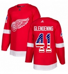 Youth Adidas Detroit Red Wings 41 Luke Glendening Authentic Red USA Flag Fashion NHL Jersey Youth Adidas Detroit Red Wings 41 Luke Glendening Authentic Red USA Flag Fashion NHL Jersey