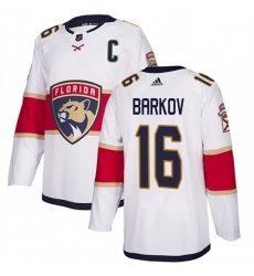 Men Florida Panthers 16 Aleksander Barkov White Stitched jersey Men Florida Panthers 16 Aleksander Barkov White Stitched jersey