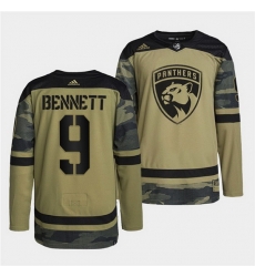 Men Florida Panthers 9 Sam Bennett 2022 Camo Military Appreciation Night Stitched jersey Men Florida Panthers 9 Sam Bennett 2022 Camo Military Appreciation Night Stitched jersey