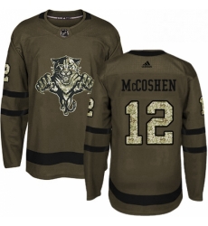 Mens Adidas Florida Panthers 12 Ian McCoshen Authentic Green Salute to Service NHL Jersey Mens Adidas Florida Panthers 12 Ian McCoshen Authentic Green Salute to Service NHL Jersey