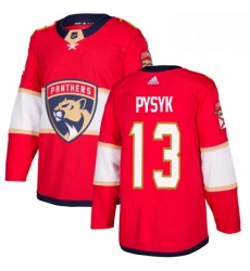 Mens Adidas Florida Panthers 13 Mark Pysyk Authentic Red Home NHL Jersey Mens Adidas Florida Panthers 13 Mark Pysyk Authentic Red Home NHL Jersey