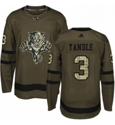 Mens Adidas Florida Panthers 3 Keith Yandle Premier Green Salute to Service NHL Jersey Mens Adidas Florida Panthers 3 Keith Yandle Premier Green Salute to Service NHL Jersey
