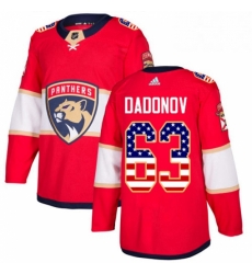 Mens Adidas Florida Panthers 63 Evgenii Dadonov Authentic Red USA Flag Fashion NHL Jersey Mens Adidas Florida Panthers 63 Evgenii Dadonov Authentic Red USA Flag Fashion NHL Jersey