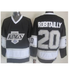 Los Angeles Kings #20 Luc Robitaille Black Silver Number CCM NHL Jerseys Los Angeles Kings #20 Luc Robitaille Black Silver Number CCM NHL Jerseys