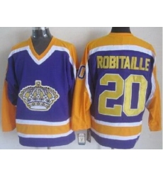 Los Angeles Kings #20 Luc Robitaille Purple CCM NHL Jerseys Los Angeles Kings #20 Luc Robitaille Purple CCM NHL Jerseys