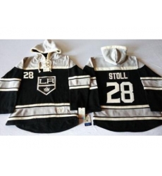 Los Angeles Kings #28 Jarret Stoll Black Sawyer Hooded Sweatshirt Stitched NHL Jersey Los Angeles Kings #28 Jarret Stoll Black Sawyer Hooded Sweatshirt Stitched NHL Jersey