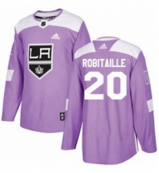 Mens Adidas Los Angeles Kings 20 Luc Robitaille Authentic Purple Fights Cancer Practice NHL Jersey Mens Adidas Los Angeles Kings 20 Luc Robitaille Authentic Purple Fights Cancer Practice NHL Jersey
