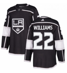 Youth Adidas Los Angeles Kings 22 Tiger Williams Authentic Black Home NHL Jersey Youth Adidas Los Angeles Kings 22 Tiger Williams Authentic Black Home NHL Jersey