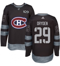 Canadiens #29 Ken Dryden Black 1917 2017 100th Anniversary Stitched NHL Jersey Canadiens #29 Ken Dryden Black 1917 2017 100th Anniversary Stitched NHL Jersey