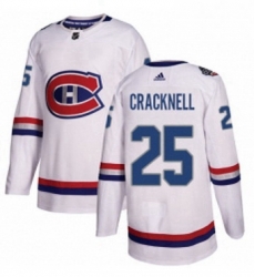 Mens Adidas Montreal Canadiens 25 Adam Cracknell Authentic White 2017 100 Classic NHL Jersey Mens Adidas Montreal Canadiens 25 Adam Cracknell Authentic White 2017 100 Classic NHL Jersey