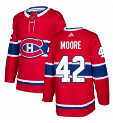 Mens Adidas Montreal Canadiens 42 Dominic Moore Premier Red Home NHL Jersey Mens Adidas Montreal Canadiens 42 Dominic Moore Premier Red Home NHL Jersey
