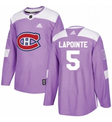 Mens Adidas Montreal Canadiens 5 Guy Lapointe Authentic Purple Fights Cancer Practice NHL Jersey Mens Adidas Montreal Canadiens 5 Guy Lapointe Authentic Purple Fights Cancer Practice NHL Jersey