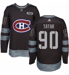 Mens Adidas Montreal Canadiens 90 Tomas Tatar Authentic Black 1917 2017 100th Anniversary NHL Jersey Mens Adidas Montreal Canadiens 90 Tomas Tatar Authentic Black 1917 2017 100th Anniversary NHL Jersey