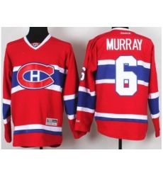 Montreal Canadiens 6 Douglas Murray Red NHL Hockey Jerseys Montreal Canadiens 6 Douglas Murray Red NHL Hockey Jerseys