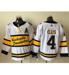 Men Nashville Predators Ryan Ellis 4 White 2020 Winter Classic Adidas Jersey Men Nashville Predators Ryan Ellis 4 White 2020 Winter Classic Adidas Jersey