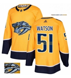 Mens Adidas Nashville Predators 51 Austin Watson Authentic Gold Fashion Gold NHL Jersey Mens Adidas Nashville Predators 51 Austin Watson Authentic Gold Fashion Gold NHL Jersey