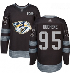 Predators #95 Matt Duchene Black 1917 2017 100th Anniversary Stitched Hockey Jersey Predators #95 Matt Duchene Black 1917 2017 100th Anniversary Stitched Hockey Jersey