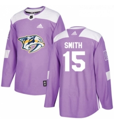 Youth Adidas Nashville Predators 15 Craig Smith Authentic Purple Fights Cancer Practice NHL Jersey Youth Adidas Nashville Predators 15 Craig Smith Authentic Purple Fights Cancer Practice NHL Jersey