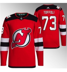 Men New Jersey Devils 73 Tyler Toffoli Red Stitched Jersey Men New Jersey Devils 73 Tyler Toffoli Red Stitched Jersey