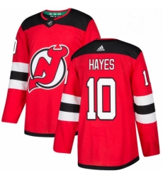 Mens Adidas New Jersey Devils 10 Jimmy Hayes Premier Red Home NHL Jersey Mens Adidas New Jersey Devils 10 Jimmy Hayes Premier Red Home NHL Jersey
