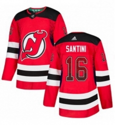 Mens Adidas New Jersey Devils 16 Steve Santini Authentic Red Drift Fashion NHL Jersey Mens Adidas New Jersey Devils 16 Steve Santini Authentic Red Drift Fashion NHL Jersey
