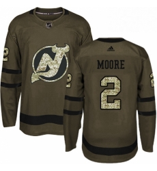 Mens Adidas New Jersey Devils 2 John Moore Authentic Green Salute to Service NHL Jersey Mens Adidas New Jersey Devils 2 John Moore Authentic Green Salute to Service NHL Jersey