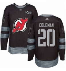 Mens Adidas New Jersey Devils 20 Blake Coleman Authentic Black 1917 2017 100th Anniversary NHL Jersey Mens Adidas New Jersey Devils 20 Blake Coleman Authentic Black 1917 2017 100th Anniversary NHL Jersey
