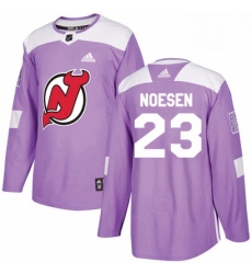 Mens Adidas New Jersey Devils 23 Stefan Noesen Authentic Purple Fights Cancer Practice NHL Jersey Mens Adidas New Jersey Devils 23 Stefan Noesen Authentic Purple Fights Cancer Practice NHL Jersey